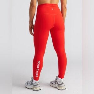 Lululemon SoulCycle Align Leggings Hot Heat